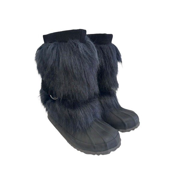 BearPaw Faux Fur Winter Boots Women's Size 7 - Picture 2 of 8